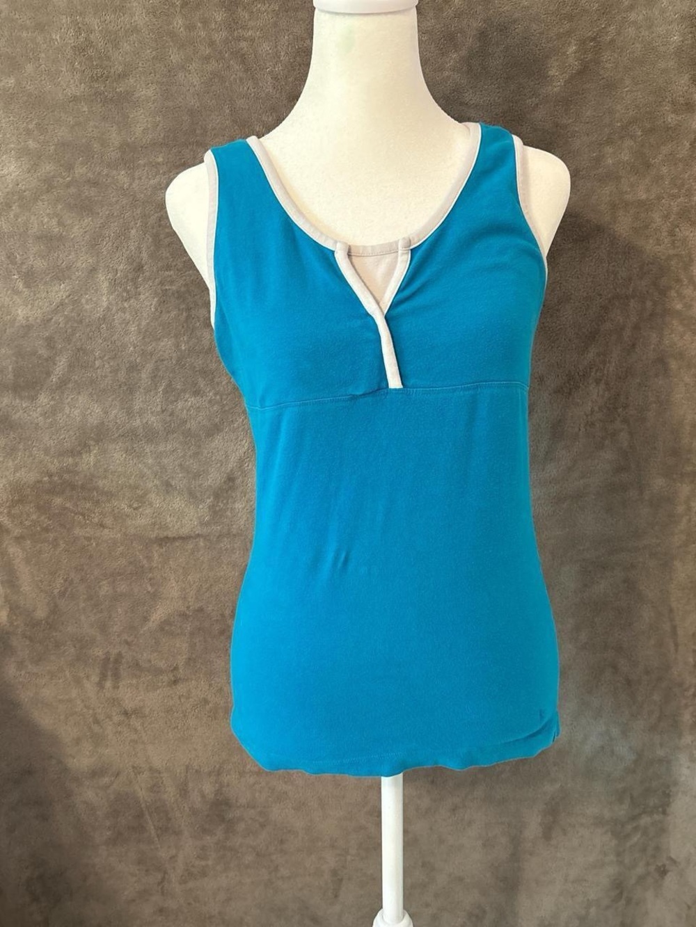 Blue Y2K layered tank